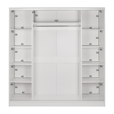 Dollap  rrëshqitës Adler 200×60×210 cm (HM2435.03)