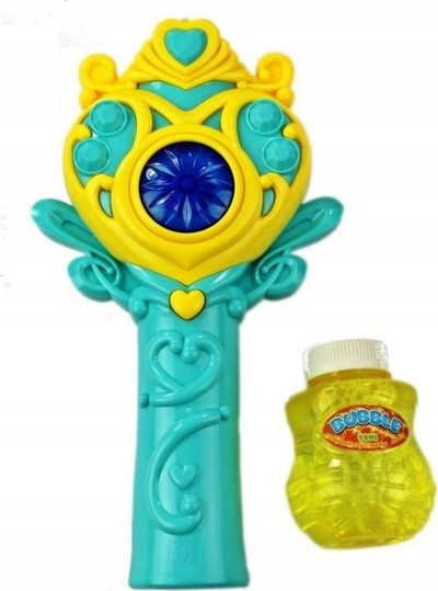 Shkop flluskash Adar Magic Bubble Wand, me bateri, 31x19x6 cm, shumëngjyrësh
