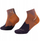 Çorape Buff Lightweight Merino Wool Quarter, lesh merino, madhësia M, portokalli vjollcë