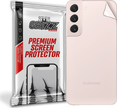Folje mbrojtëse mbrapa GrizzGlass SatinSkin për Samsung Galaxy S22 Plus, transparente