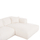 Kënd divan Bricken HM3275.02R, 3 ulëse, 282x160 cm, i bardhë