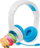 Слушалки со микрофон Onanoff BuddyPhones Wireless School+, безжични, за деца, сини и бели