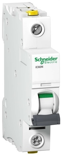 Ndërprerës automatik Schneider Electric iC60N A9F04104, 1P C 4A, 6kA, i bardhë