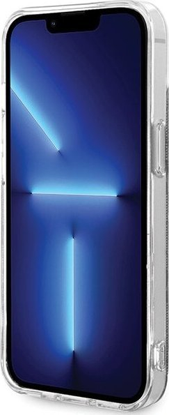 Futrollë Guess GUHMP15MH4STK për iPhone 15 Plus 14 Plus 6.7", plastike e fortë, MagSafe, e zezë