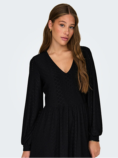 Fustan ONLY ONLSANDRA Regular Fit 15307372 Black