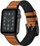 Rrip lëkure 4wrist për Apple Watch - 42/44/45/49 mm, e kaftë e errët