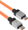 Kabllo kariku Baseus CoolPlay Type C në Type C, 100W, 2m, portokalli