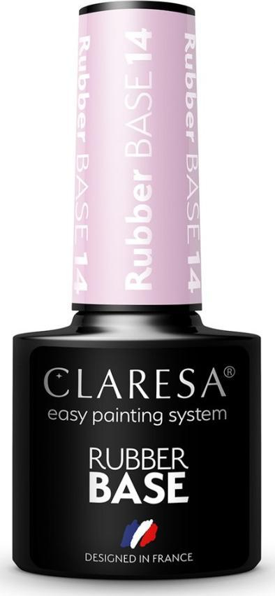 Bazë xheli për thonj Claresa Rubber Base Coat, UV LED, 5g, nuanca 14