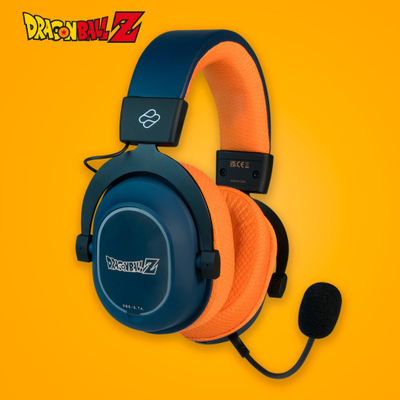 Kufje gaming Dragon Ball Z Wireless, pa tela, me LED, të zeza