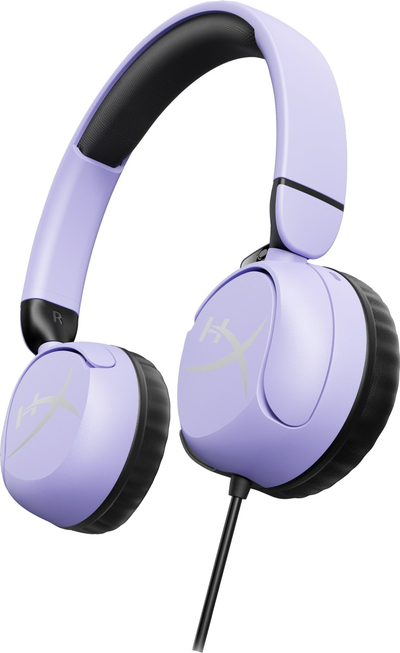 Слушалки за гејминг HyperX Cloud Mini, над уво, микрофон flip to mute, виолетова