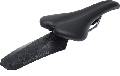 Mbrojtëse ndenjëse biçiklete Blackburn Barrier Seat Fender, montohet nën shalë, plastike, e zezë