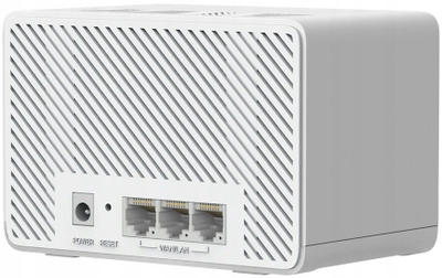 Sistem WiFi Mesh Mercusys Halo H25BE, WiFi 7, 2 copë, i bardhë