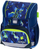 Çantë shpine shkollore Herlitz Loop Plus, T-Rex Explorer, ergonomike, reflektuese, blu jeshile