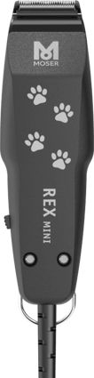 Машина за стрижење кучиња Moser Rex Mini, челични сечила, кабел 2 m, црна