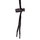 Mbulesë xheli për selën e biçikletës Dunlop, 260x235mm, memory foam, e zezë