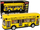 Autobus lodër ToyStar City Bus, shkallë 1:18, me fërkim, i verdhë