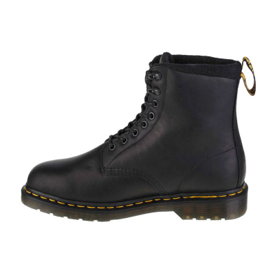 Çizme Dr. Martens 1460 Pascal, lëkurë natyrale, taban gome, të zeza