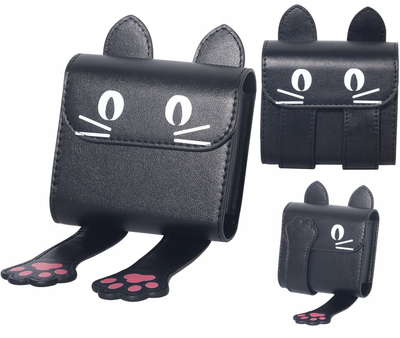 Kuti fotografish Fujifilm Instax LoveInstant Kitten, Instax Mini dhe Square, eco-leather, e zezë
