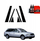 Film mbrojtës për shtylla GrizzGlass BodyShield, Audi A6 C5 Avant 1998-2004, set 6 copë, i zi