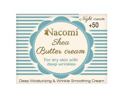 Krem nate për fytyrë Nacomi Shea Butter, 50 ml