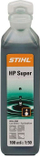Vaj për motor dy goditjesh STIHL HP Super, 100 ml, raport përzierjeje 1:50, shishe plastike