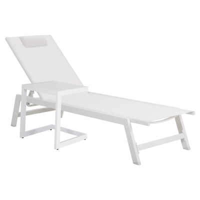 Tavolinë ndihmëse Home Markt Belling HM6274, alumin, 42x43x53 cm, e bardhë