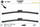 Set fshirëse xhami SWF 119487, 650mm 500mm, flat, e zezë