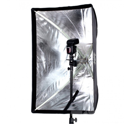 Softbox me çadër 50x70cm