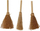 Set furça pikture Titanum, 3 copë, bisht druri, 9 cm