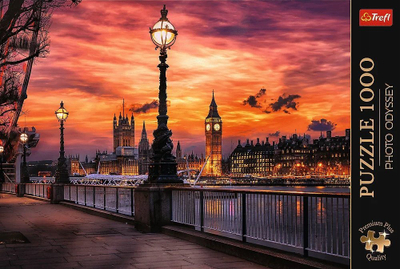 Puzzle Trefl Photo Odyssey Big Ben London, 1000 copa, për të rritur, shumëngjyrësh