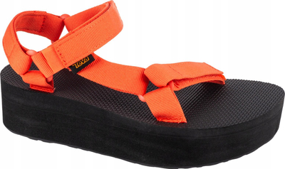 Sandale për femra Teva Flatform Universal 1008844, platformë, të zeza me portokalli