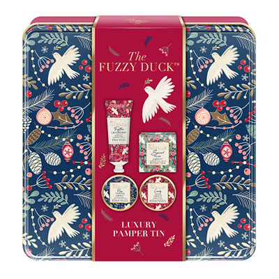 Set kujdesi për trup Baylis & Harding Winter Kingdom, krem dushi, 50 ml + gjalpë për trup, 50 ml + krem për duar, 50 ml + sapun për duar, 50 g