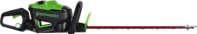 Gërshërë kopshti me bateri Greenworks GD60HT66, 60V, teh 66 cm, jeshile