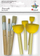 Set penelash Titanum Round Bristle Brushes, 7 copë, për pikturë, i verdhë