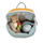 Çantë shpine për fëmijë Lässig Tiny Backpack About Friends Lion, 2L, me rripa të rregullueshëm, e verdhë