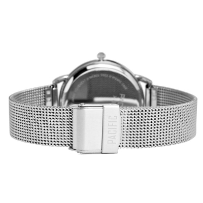 Ora dore Pacific Chronograph X6180-1, kronograf dekorativ, çelik inox, argjendtë