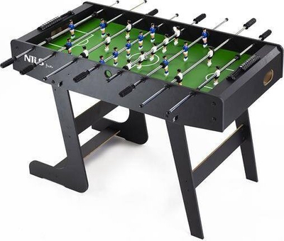 Tavolinë futbolli Nils SDGF, e palosme, e madhe, shumëngjyrëshe