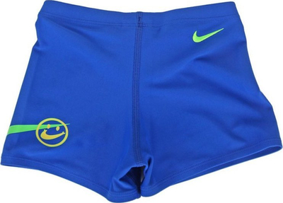 Rroba banje çunash Nike Smiles Square Leg, prerje e ngushtë, elastike, blu Game Royal