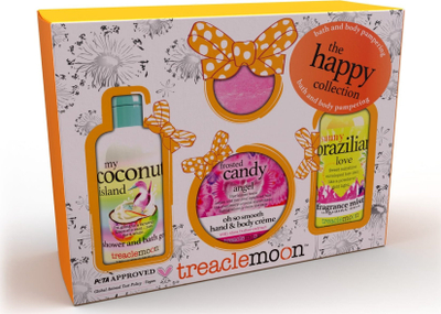Set dhuratë për trupin Treaclemoon The Happy Collection, 2 x 100 ml, 50 ml, 80 g