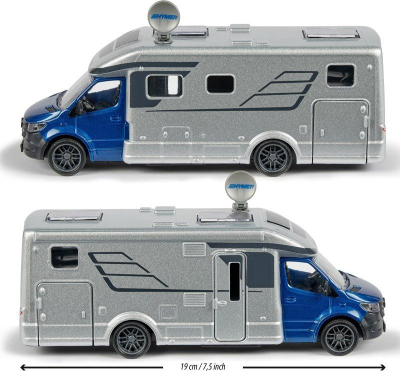 Kamper lodër Majorette Grand Hymer B-Class, 19cm, metal, shumëngjyrësh