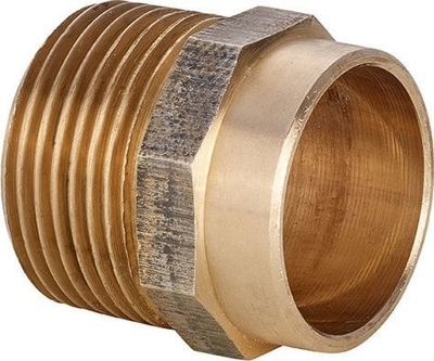 Nippli bronzi M, 22mm x 1", për ujësjellës