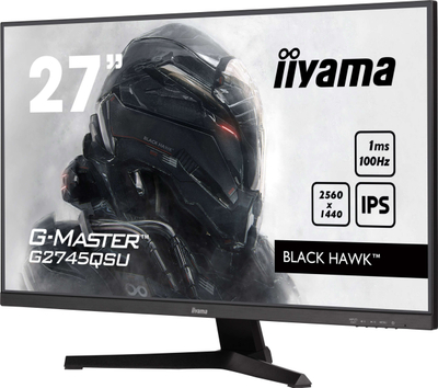 Monitor gaming Iiyama G-MASTER G2745QSU-B2, 27\", WQHD 2560 x 1440, 100 Hz, i zi