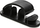 Organizer kabllosh InLine Holder 59970M, set 10 copë, i zi