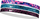 Shirit flokësh sportiv Nike Printed Headbands N00025606080S, set 3 copë, elastik, shumëngjyrësh