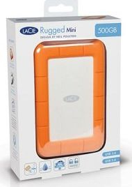 Hard disk i jashtëm LaCie Rugged Mini, 5TB, USB 3.0, portokalli