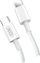 Kabllo karikimi XO NB124, USB C në USB C, 1 m, 40W, e bardhë
