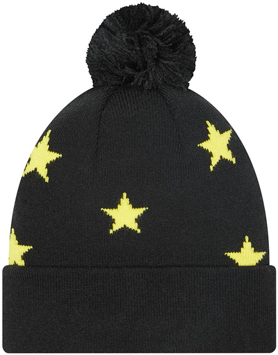 Kapelë dimërore New Era Cy Star Bobble Batman, për fëmijë, akrilik, e zezë