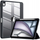 Mbështjellës për tablet Hard Crystal për Apple iPad Air 11 Gen 6 2024, 11", funksion sleep wake, i zi