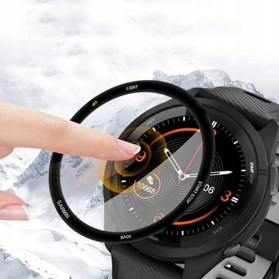 Xham mbrojtës Wozinsky Full Glue për Garmin Forerunner 265S 46mm, 2 copë, transparent