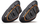 Sistem komunikimi për motorçikleta Midland BTX1 Pro S Twin Set, interkom deri 800 m, IPX6, i zi